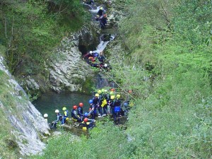 Descenso de cañones